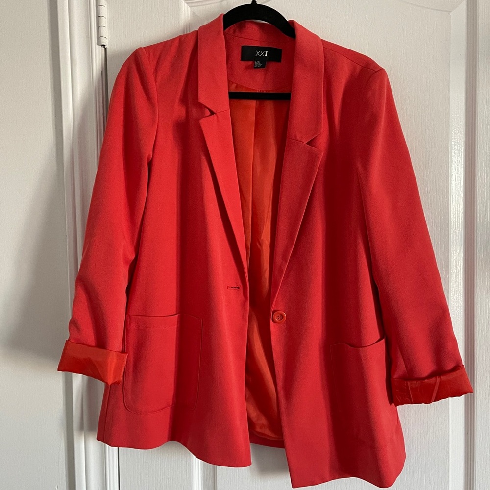 Coral blazer f21